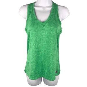 The NORTH FACE VAPOR WOMENS GREEN RACERBACK TANK TOP Small
